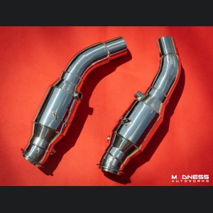 Alfa Romeo Giulia Downpipe Set - 2.9L - TUO - w/ Enlarged Shell